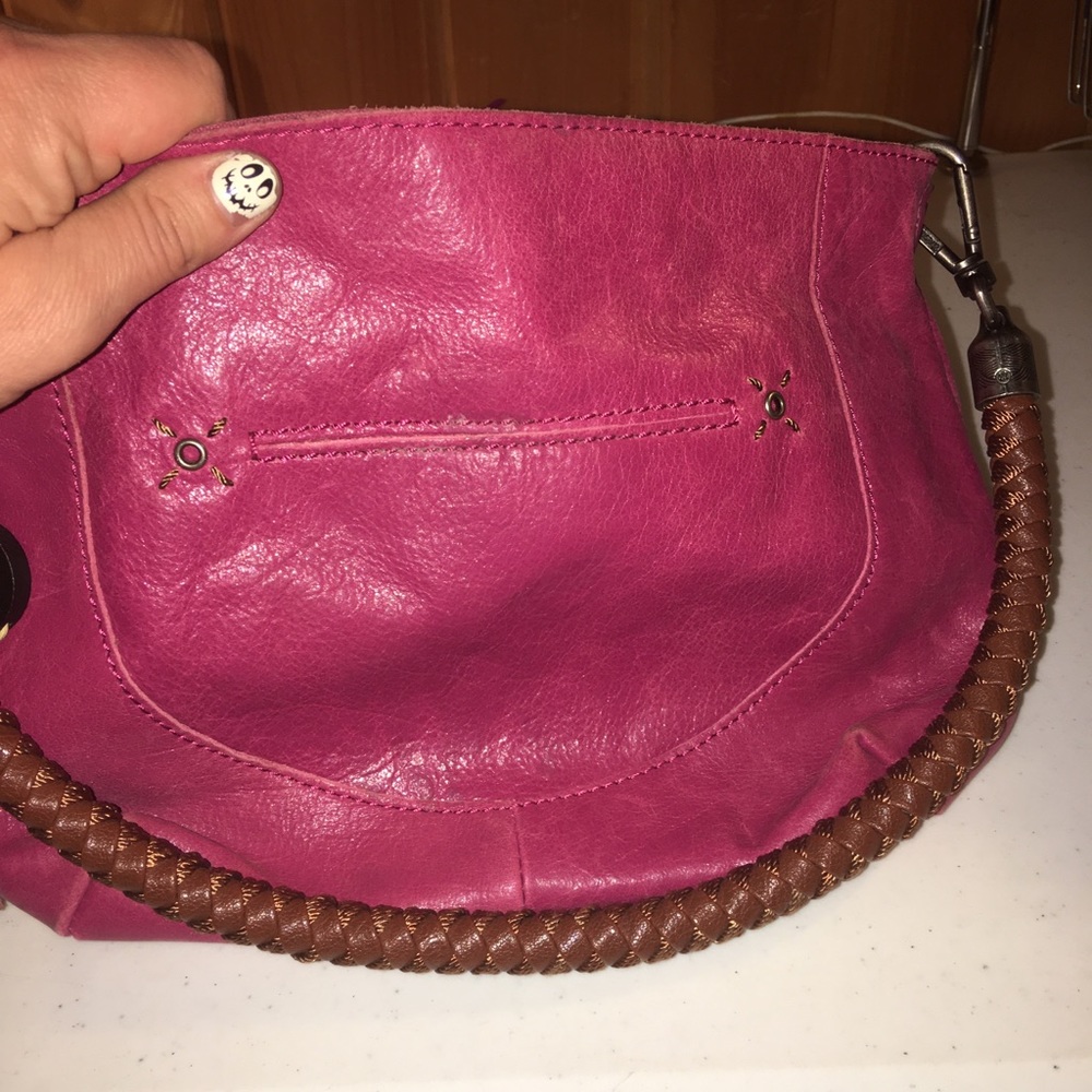 THE SAK Leather pink satchel Brand new w tag.